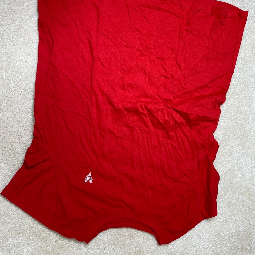 Red T-shirt with white heart